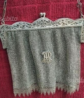 BORSETTA IN ARGENTO PRIMI '900 iniz. MP