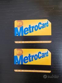 MTA MetroCard New York - Set da 2 - Originali