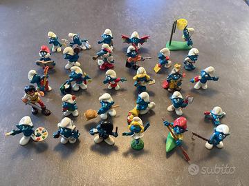 Lotto 29 puffi vintage anni 70/80