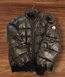 Moncler uomo giubbotto piumino bomber black size 4