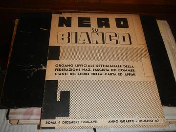 Rara copia d'epoca rivista italiana"Bianco e Nero"