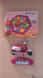 Anche singolar.Vespa,tappeto dance e pianola WINX