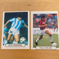 Maradona e Maldini Calcio flash Italia 90