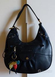 Originale MAZZINI, borsa tracolla vera pelle nera