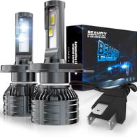 BEAMFLY Lampadine LED H4 16000LM, 9003 HB2 Kit Far