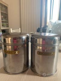 Contenitori zucchero e caffè