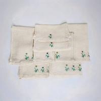 Set di otto tovagliette in tessuto a nido d'ape, i