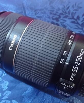 CANON EFS 55-250 MACRO 1.1m/3.6ft 1:4-5.6 I