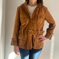 Blazer in pelle Luisa Spagnoli