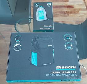 Zaino Urban 25 L e Sacca Waterproof 2 L Bianchi