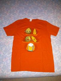 T-SHIRT ROSSA GILDAN MAI INDOSSATA (L)