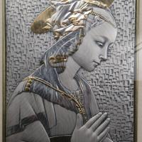 Capezzale con bassorilievo in argento 925