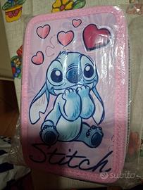 astuccio 3 zip DISNEY STITCH 44 pezzi