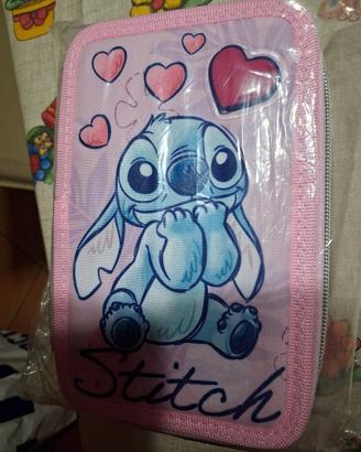 astuccio 3 zip DISNEY STITCH 44 pezzi