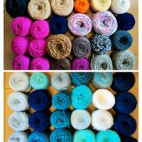 gomitoli lana misti vari lotto stock