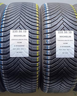 4 GOMME 235 50 19 MICHELIN 4 STAGIONI RIF4494