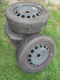 cerchi in ferro 16 pollici 5 fori Volkswagen golf 