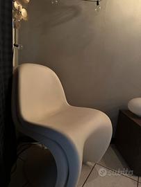 vitra Sedia  Panton Verner bianco originale