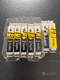 Cartucce Epson T0711 originali nuove nero