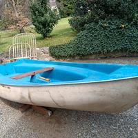 barca Alpa tris in vetroresina 