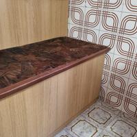 Cassapanca in legno con seduta