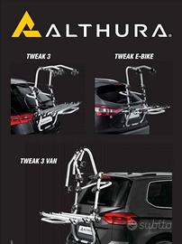 portabici althura  3 van nuovissimo 