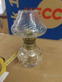 Lampada lume ad olio antico