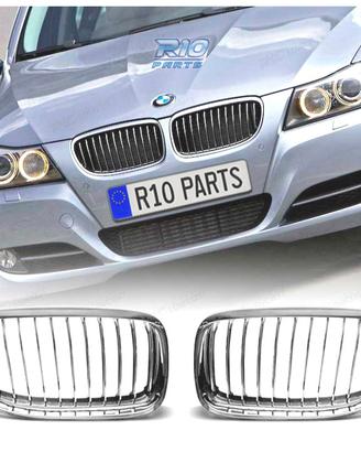 GRIGLIE BMW E90 E91 LCI 08-12 CROMO