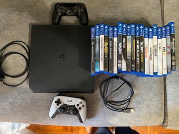 PS4 Slim + 19 giochi - Bundle completo