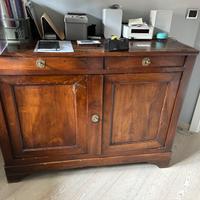 Cassettone noce fine Ottocento.