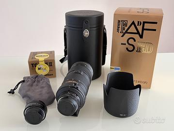 NITAL Nikkor AFS 80-200 f 2.8 ED e Nikon TC-14E II