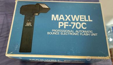flash macchina fotografica MAXWELL PF 70C nuovo