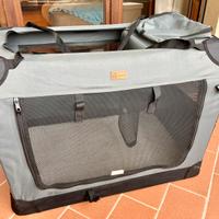 Trasportino Cane Medio-Grande 82×60×60cm Pieghe