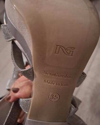 scarpe argentate