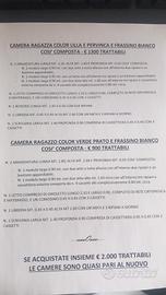 Cameretta ragazza + Cameretta ragazzo 