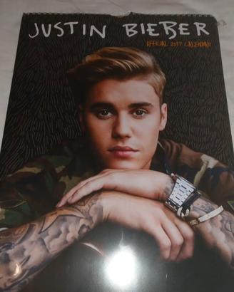 CALENDARIO JUSTIN BIEBER 2017 DA COLLEZIONE NUOVO
