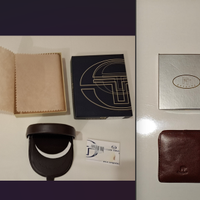 2 PORTAMONETE in pelle EFFETTY e SERGIO TACCHINI