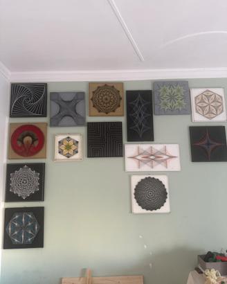 Mandala string art