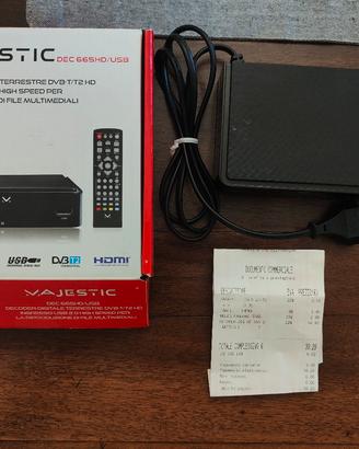 DECODER TV DVB T2