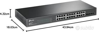 TP-Link T1600G-28TS – Switch Gestito L2+ 24 porte