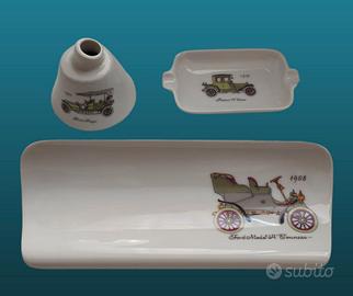 Esclusivo Set Scrittoio in Ceramica Vintage