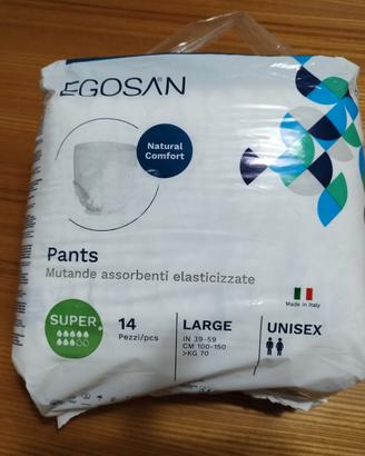 Mutande assorbenti elasticizzate Egosan-Santex