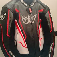 Giacca in pelle da moto Berik Racing 2.0