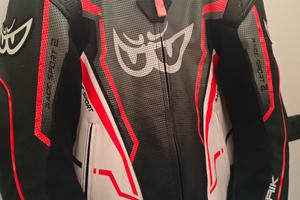 Giacca in pelle da moto Berik Racing 2.0