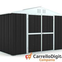 Box giardino lamiera zincata 327x155 nero