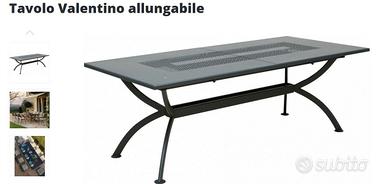 Tavolo giardino Valentino con 8 sedie