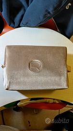 pochette trucchi grande color champagne