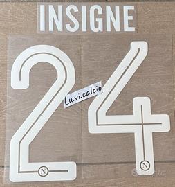 Kit Nameset calcio napoli 17/18 home 24 Insig