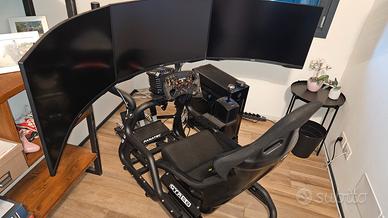 Simulatore Fanatec  + Oplite GTRS8 + triplo screen
