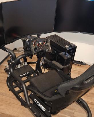 Simulatore Fanatec  + Oplite GTRS8 + triplo screen